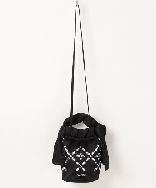 allureville（アルアバイル）の「【GANNI(ガニー)】 TOP HANDLE BAG / ハンドバッグ（ショルダーバッグ・レディース・ブラック系その他・2）」の8枚目の写真