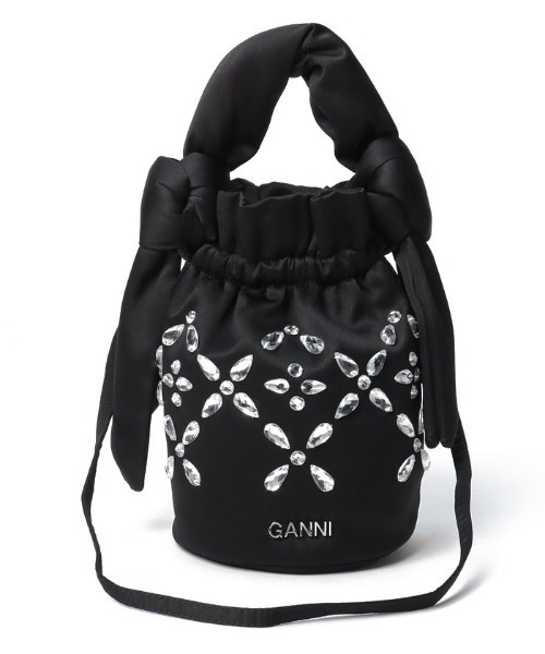 allureville（アルアバイル）の「【GANNI(ガニー)】 TOP HANDLE BAG / ハンドバッグ（ショルダーバッグ・レディース・ブラック系その他・2）」の4枚目の写真