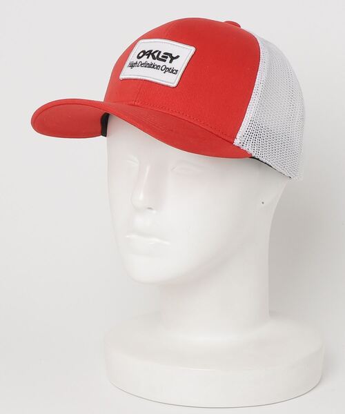 OAKLEY（オークリー）の「OAKLEY/オークリー キャップ B1B Hdo Patch Trucker FOS900906（キャップ・メンズ・グレー/ブラック/レッド/ネイビー・FREE）」の8枚目の写真