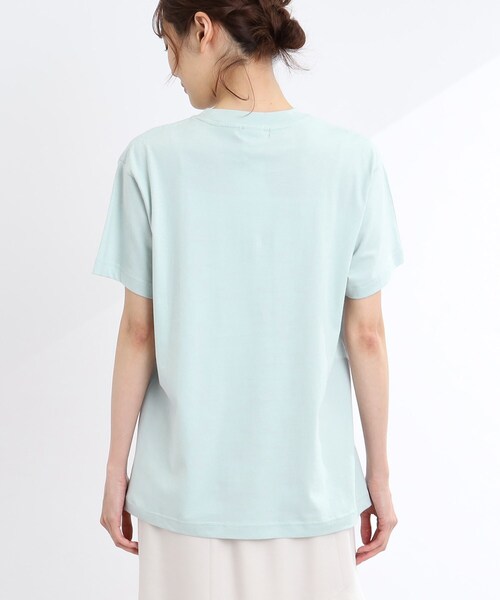 Reflect(リフレクト)の「【WORLD for the World/洗える】ロゴプリントTシャツ(Tシャツ/カットソー・レディース・ライトグリーン・09)」の13枚目の写真