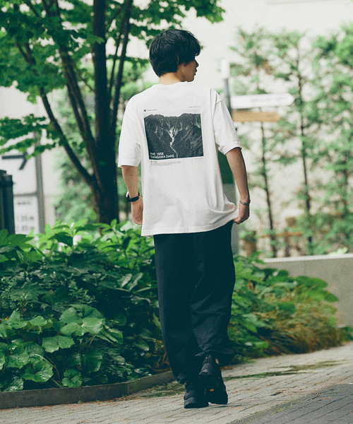 Snow Peak（スノーピーク）の「【SNOWPEAK × JOURNAL STANDARD】別注 UP-CYCLE COTTON MT TANIGAWA（Tシャツ/カットソー・メンズ・ブラック/ホワイト/ライトグレー・SMALL/MEDIUM/LARGE）」の18枚目の写真