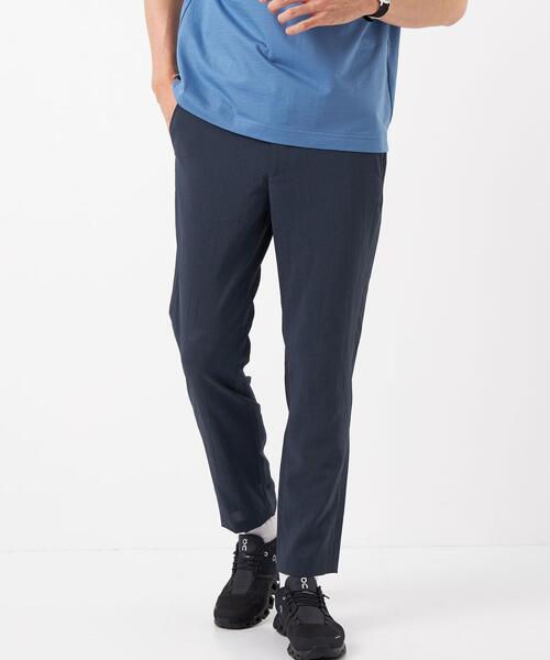 green label relaxing（グリーンレーベルリラクシング）の「ドライストレッチ ナロー ユーティリティー パンツ 9分丈 -防シワ・吸水速乾-（その他パンツ・メンズ・ダークグリーン/ベージュ/ネイビー・XS/M/XL/S/L）」の3枚目の写真