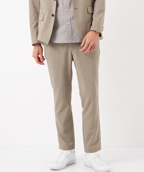 green label relaxing（グリーンレーベルリラクシング）の「ドライストレッチ ナロー ユーティリティー パンツ 9分丈 -防シワ・吸水速乾-（その他パンツ・メンズ・ダークグリーン/ベージュ/ネイビー・XS/M/XL/S/L）」の6枚目の写真