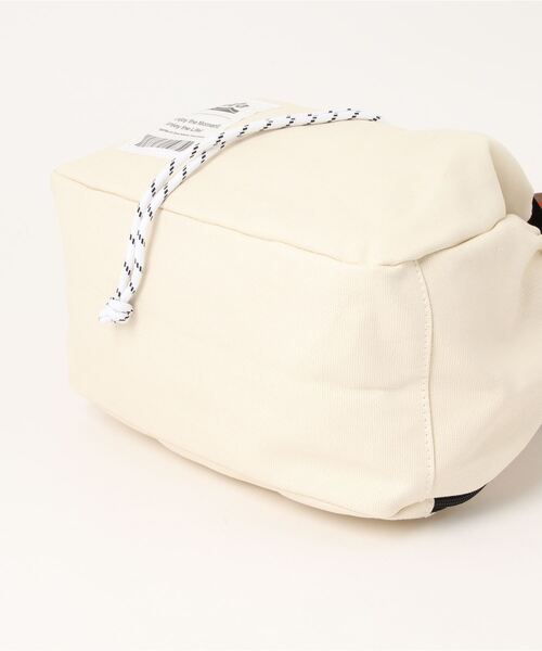 《JaVaジャバコラボ》お洒落映え。ジャガードテープ２WAY巾着バッグ