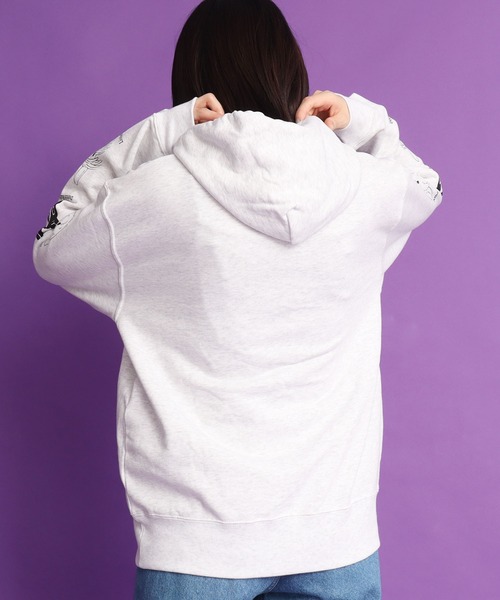 didizizi（ディディジジ）の「バニーズフーディ（パーカー・レディース・ネイビー/グレー・FREE）」の3枚目の写真