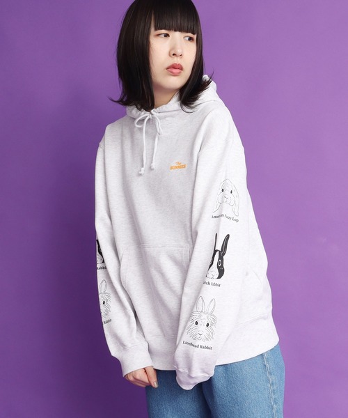 didizizi（ディディジジ）の「バニーズフーディ（パーカー・レディース・ネイビー/グレー・FREE）」の17枚目の写真