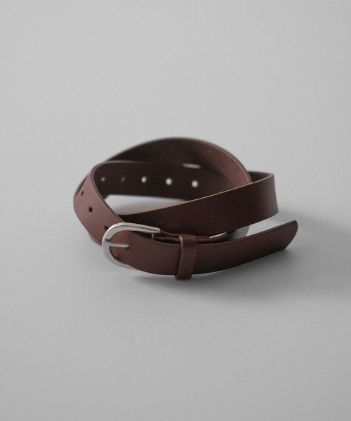 RUUBON（ルーボン）の「【RUUBON】cow leather plain belt / カウレザー プレーンベルト（ベルト・メンズ・ブラック/ブラウン・FREE）」の15枚目の写真