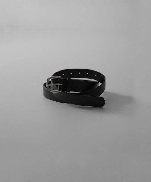 RUUBON（ルーボン）の「【RUUBON】cow leather plain belt / カウレザー プレーンベルト（ベルト・メンズ・ブラック/ブラウン・FREE）」の6枚目の写真