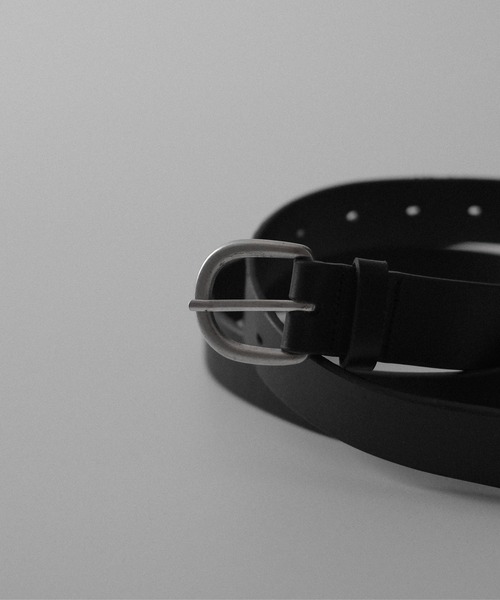 RUUBON（ルーボン）の「【RUUBON】cow leather plain belt / カウレザー プレーンベルト（ベルト・メンズ・ブラック/ブラウン・FREE）」の8枚目の写真