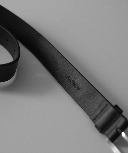 RUUBON（ルーボン）の「【RUUBON】cow leather plain belt / カウレザー プレーンベルト（ベルト・メンズ・ブラック/ブラウン・FREE）」の11枚目の写真