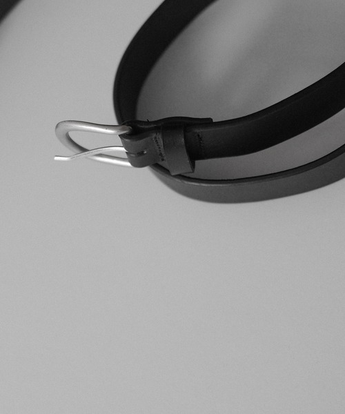 RUUBON（ルーボン）の「【RUUBON】cow leather plain belt / カウレザー プレーンベルト（ベルト・メンズ・ブラック/ブラウン・FREE）」の12枚目の写真