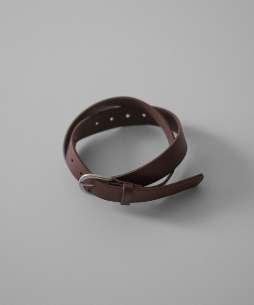 RUUBON（ルーボン）の「【RUUBON】cow leather plain belt / カウレザー プレーンベルト（ベルト・メンズ・ブラック/ブラウン・FREE）」の16枚目の写真