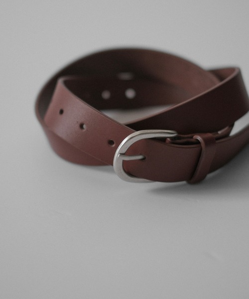 RUUBON（ルーボン）の「【RUUBON】cow leather plain belt / カウレザー プレーンベルト（ベルト・メンズ・ブラック/ブラウン・FREE）」の19枚目の写真