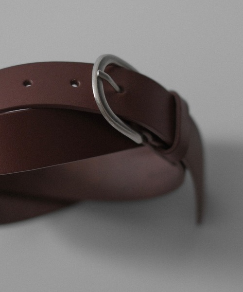 RUUBON（ルーボン）の「【RUUBON】cow leather plain belt / カウレザー プレーンベルト（ベルト・メンズ・ブラック/ブラウン・FREE）」の20枚目の写真