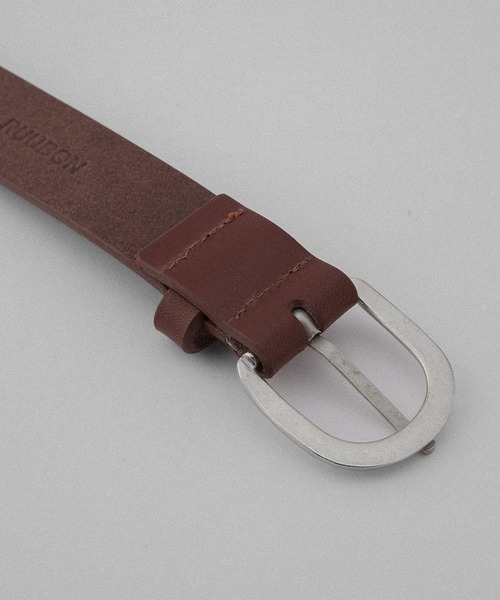 RUUBON】cow leather plain belt / カウレザー プレーンベルト（ベルト