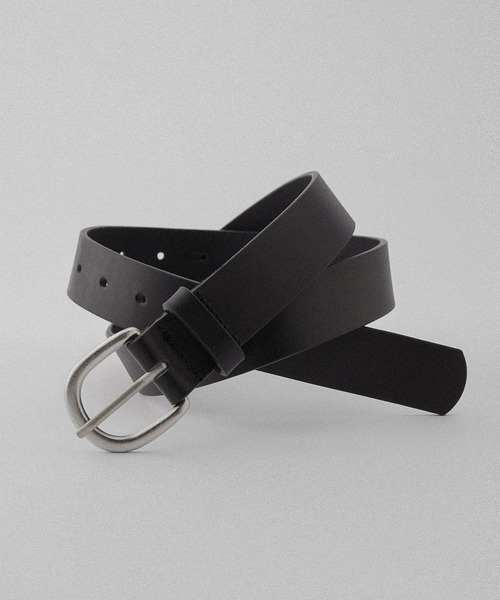 RUUBON】cow leather plain belt / カウレザー プレーンベルト（ベルト