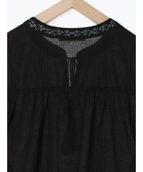 ehka sopo（エヘカソポ）の「インド刺繍ワンピース（ワンピース・レディース・ブラック/グリーン/オフホワイト・F）」の4枚目の写真