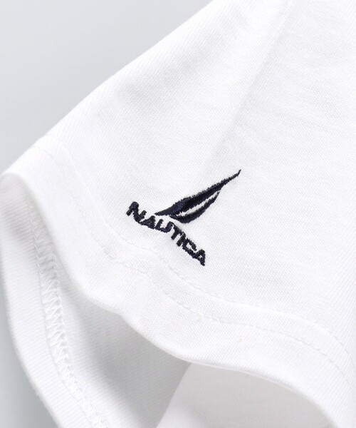NAUTICA(ノーティカ)の「【NAUTICA/ノーティカ】Nカレッジロゴ半袖Tシャツ(Tシャツ/カットソー・キッズ・グリーン/ネイビー/オフホワイト・XS/M/S/XL/L)」の8枚目の写真