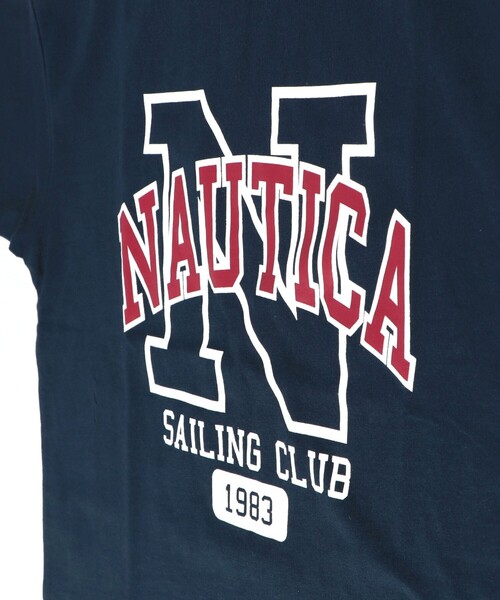NAUTICA(ノーティカ)の「【NAUTICA/ノーティカ】Nカレッジロゴ半袖Tシャツ(Tシャツ/カットソー・キッズ・グリーン/ネイビー/オフホワイト・XS/M/S/XL/L)」の13枚目の写真