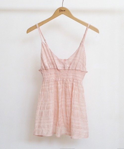 flower(フラワー)の「カシュクールシアービスチェ(キャミソール・レディース・ベージュ/ピンク・FREE)」の13枚目の写真