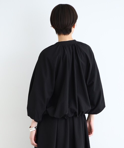 INDIVI(インディヴィ)の「◆【SETUP可能/パフスリーブ】サッカーチェックブラウスブルゾン(ブルゾン・レディース・ブラウン系/ライトベージュ/ブラック・19/03/38/40/05/15 /13/36)」の15枚目の写真