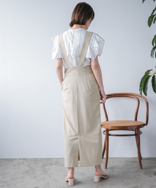 H.TOKYO（エイチトウキョウ）の「ジャンパースカート（ジャンパースカート・レディース・グレー/オフホワイト・FREE）」の14枚目の写真