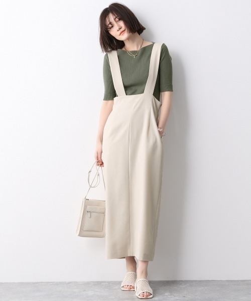 H.TOKYO（エイチトウキョウ）の「ジャンパースカート（ジャンパースカート・レディース・グレー/オフホワイト・FREE）」の15枚目の写真