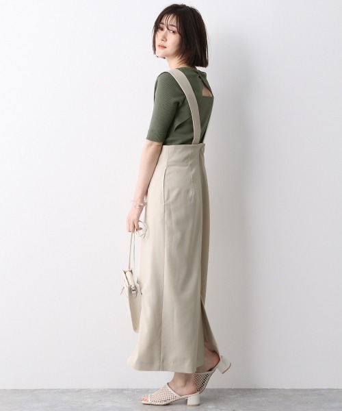 H.TOKYO（エイチトウキョウ）の「ジャンパースカート（ジャンパースカート・レディース・グレー/オフホワイト・FREE）」の16枚目の写真