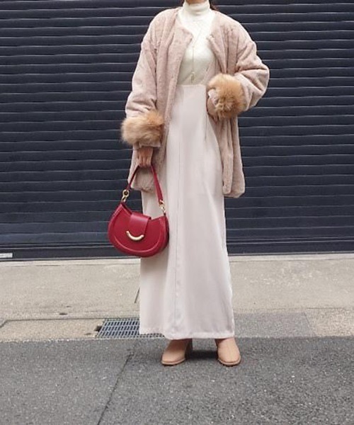 H.TOKYO（エイチトウキョウ）の「ジャンパースカート（ジャンパースカート・レディース・グレー/オフホワイト・FREE）」の6枚目の写真