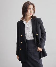 ROPE' | 【雑誌掲載】金ボタン ウール テーラードジャケット（無地/千鳥格子）(テーラードジャケット)