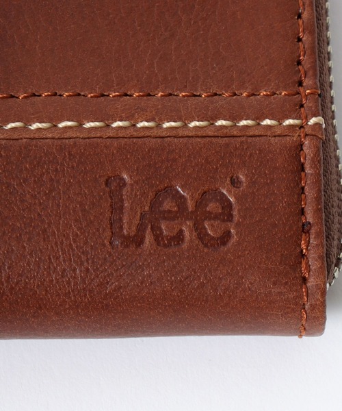 Lee(リー)の「Lee/リー レザー ロゴ ステッチ ラウンド ミニウォレット コインケース 箱付き(コインケース・メンズ・オリーブ/ダークブラウン/ブラック/ブラウン・FREE)」の15枚目の写真
