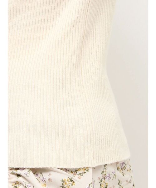 merry jenny（メリージェニー）の「レースリブニット（ニット/セーター・レディース・ブラック/ラベンダー/アイボリー・FREE）」の7枚目の写真