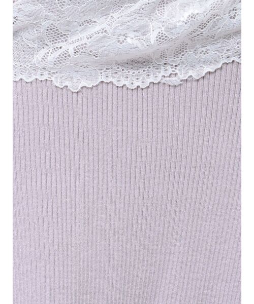 merry jenny（メリージェニー）の「レースリブニット（ニット/セーター・レディース・ブラック/ラベンダー/アイボリー・FREE）」の10枚目の写真