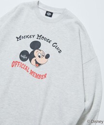 FREAK'S STORE | 限定展開 Disney 100th Collection/ディズニー100周年コレクション 別注 ビッグシルエット フロントプリント クルーネックスウェット(スウェット)