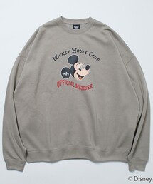 FREAK'S STORE | 限定展開 Disney 100th Collection/ディズニー100周年コレクション 別注 ビッグシルエット フロントプリント クルーネックスウェット(スウェット)