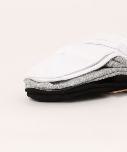 Gramicci(グラミチ)の「【63】【GRAMICCI】BASIC SHORT SOCKS(ソックス/靴下・メンズ・ブラック/その他/ホワイト/その他1・25-27CM/23-25cm)」の5枚目の写真