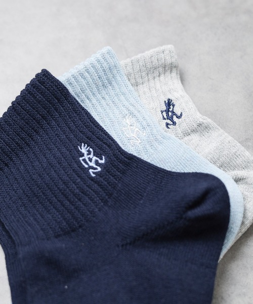 Gramicci(グラミチ)の「【63】【GRAMICCI】BASIC SHORT SOCKS(ソックス/靴下・メンズ・ブラック/その他/ホワイト/その他1・25-27CM/23-25cm)」の4枚目の写真