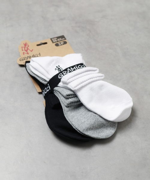 Gramicci(グラミチ)の「【63】【GRAMICCI】BASIC SHORT SOCKS(ソックス/靴下・メンズ・ブラック/その他/ホワイト/その他1・25-27CM/23-25cm)」の7枚目の写真