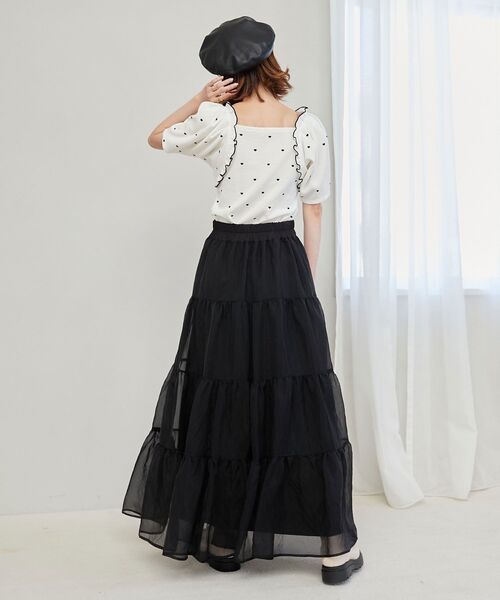 MAJESTIC LEGON(マジェスティックレゴン)の「アソートワッフルトップス(Tシャツ/カットソー・レディース・アイボリー/A/B・MEDIUM)」の15枚目の写真
