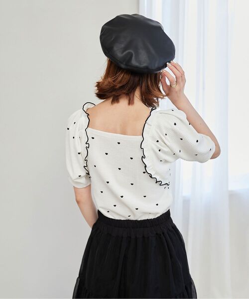 MAJESTIC LEGON(マジェスティックレゴン)の「アソートワッフルトップス(Tシャツ/カットソー・レディース・アイボリー/A/B・MEDIUM)」の19枚目の写真