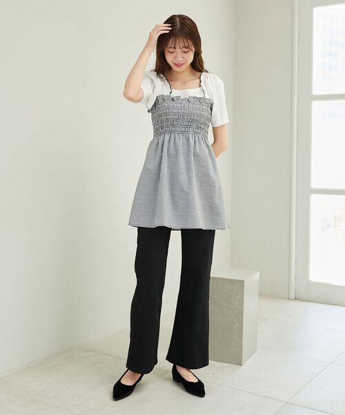 MAJESTIC LEGON(マジェスティックレゴン)の「アソートワッフルトップス(Tシャツ/カットソー・レディース・アイボリー/A/B・MEDIUM)」の20枚目の写真
