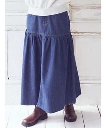 earth music&ecology | Lee×e.m.a.e.デニムフリルスカート(スカート)