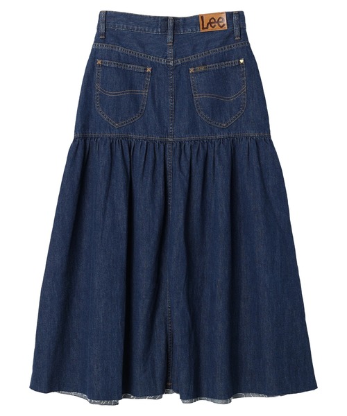 earth music&ecology（アースミュージックアンドエコロジー）の「Lee×e.m.a.e.デニムフリルスカート（スカート・レディース・インディゴブルー/ブルー系その他・S/M）」の22枚目の写真