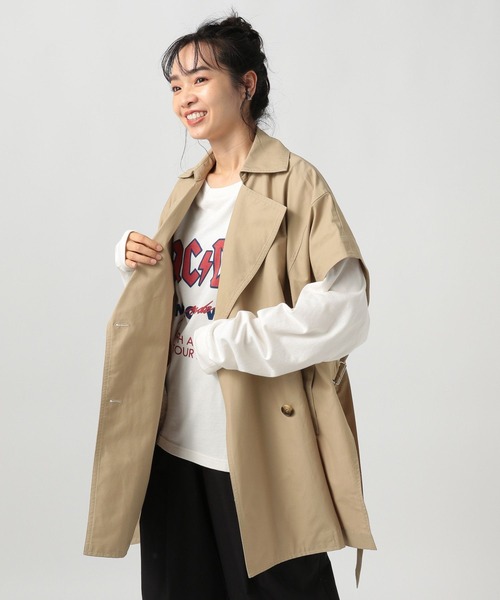 セール】オーバートレンチジレ（ベスト）｜BAYFLOW（ベイフロー