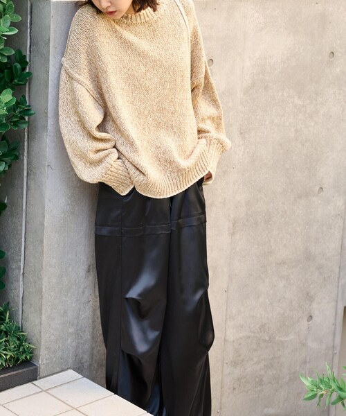 FREE'S MART（フリーズマート）の「◆カラーミックスルーズニット（ニット/セーター・レディース・ベージュ/レッド/ブルー・FREE）」の13枚目の写真