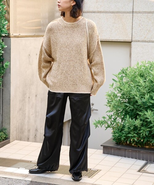 FREE'S MART（フリーズマート）の「◆カラーミックスルーズニット（ニット/セーター・レディース・ベージュ/レッド/ブルー・FREE）」の18枚目の写真