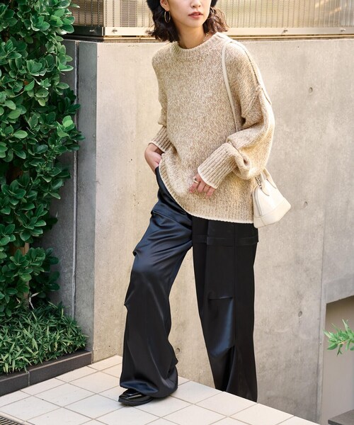 FREE'S MART（フリーズマート）の「◆カラーミックスルーズニット（ニット/セーター・レディース・ベージュ/レッド/ブルー・FREE）」の20枚目の写真