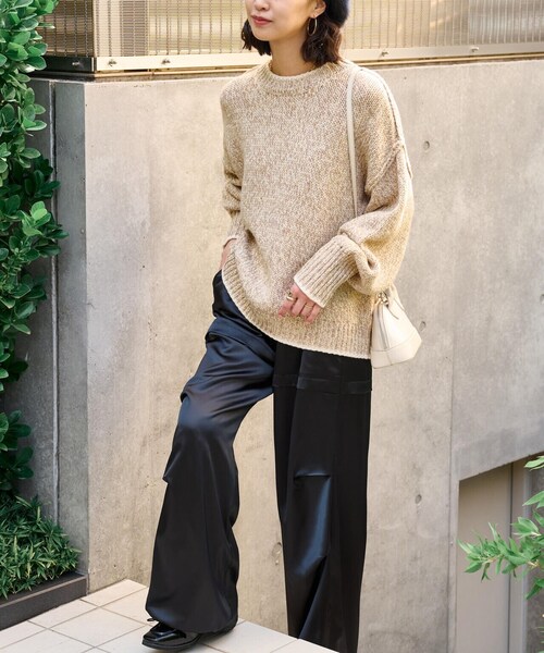 FREE'S MART（フリーズマート）の「◆カラーミックスルーズニット（ニット/セーター・レディース・ベージュ/レッド/ブルー・FREE）」の21枚目の写真