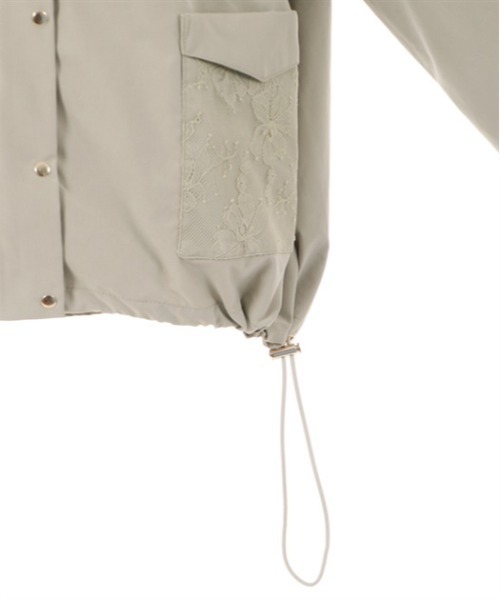 axes femme（アクシーズファム）の「【選べる2丈】撥水加工マウンテンパーカー（マウンテンパーカー・レディース・ブラック/キナリ/カーキブラウン・LARGE/MEDIUM）」の10枚目の写真