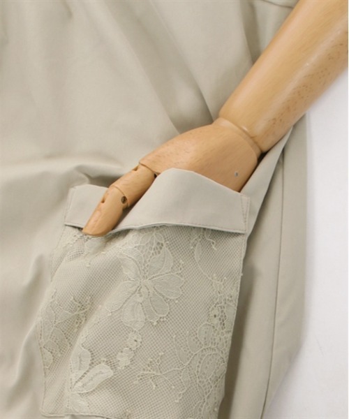 axes femme（アクシーズファム）の「【選べる2丈】撥水加工マウンテンパーカー（マウンテンパーカー・レディース・ブラック/キナリ/カーキブラウン・LARGE/MEDIUM）」の16枚目の写真